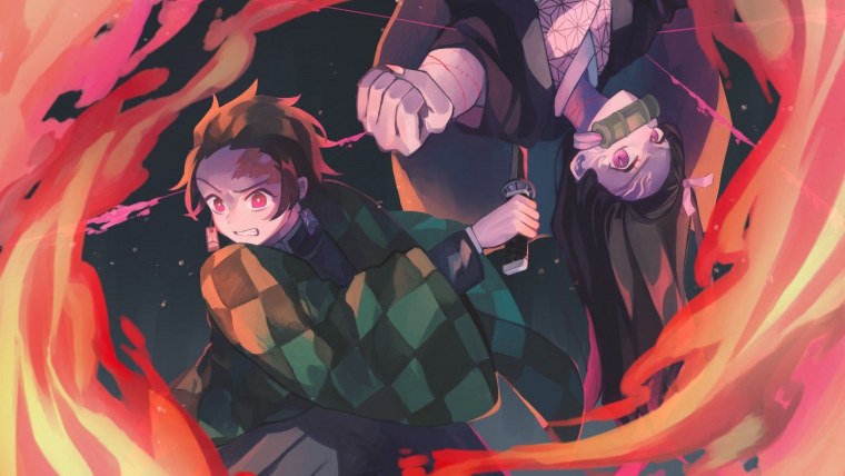 Клинок рассекающий демонов Мудзан против Танджиро