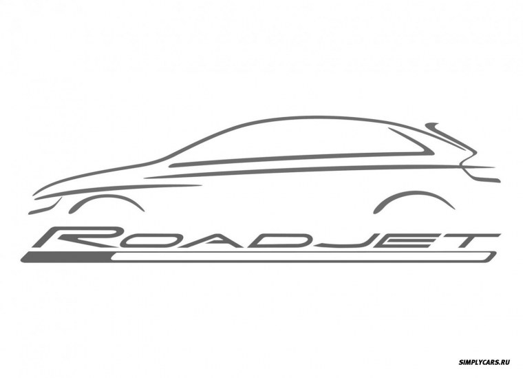 Силуэт автомобиля сбоку