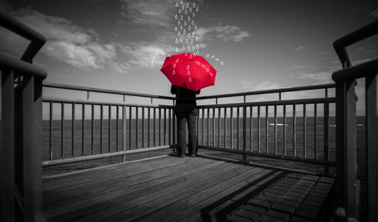 Чб с красным