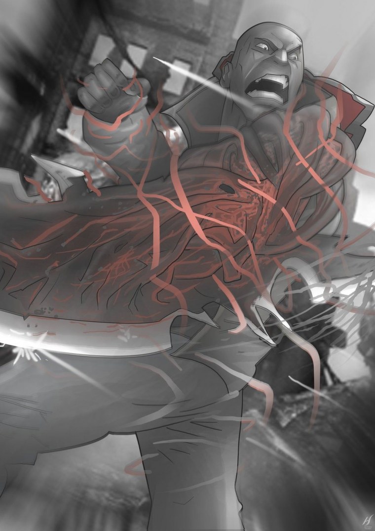 Джеймс Хеллер в броне