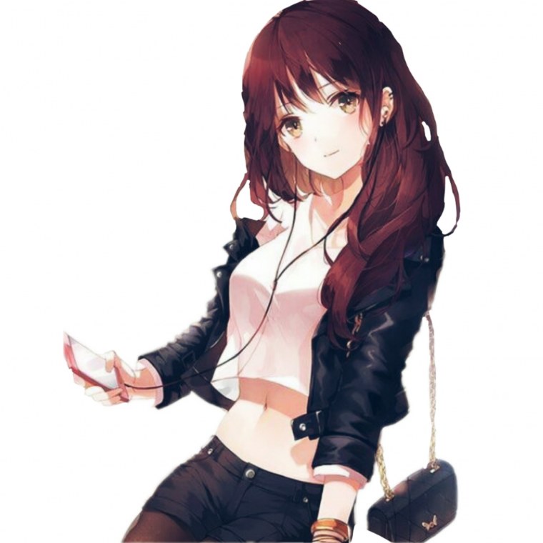 Аниме пацанка пофигистка