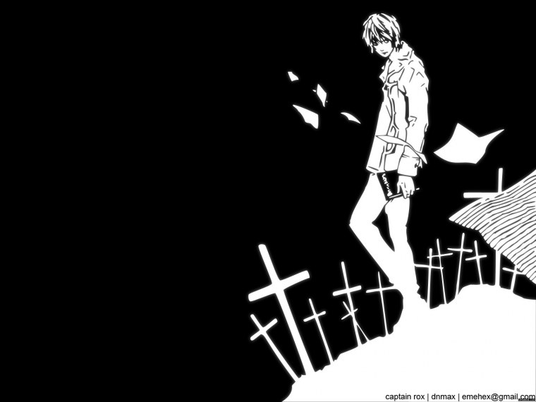 Аниме чёрно белое