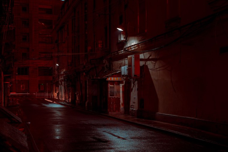 Аниме фон переулок