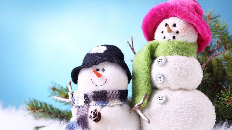 Снеговик и новый год