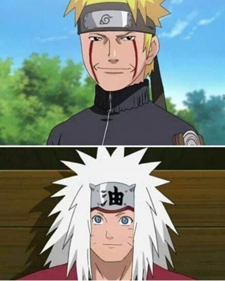 Аниме Наруто и Джирая мемы