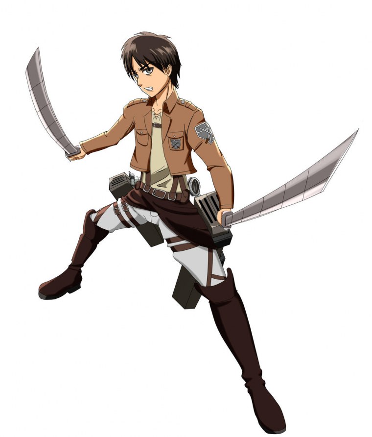 Эрен егер в полный рост