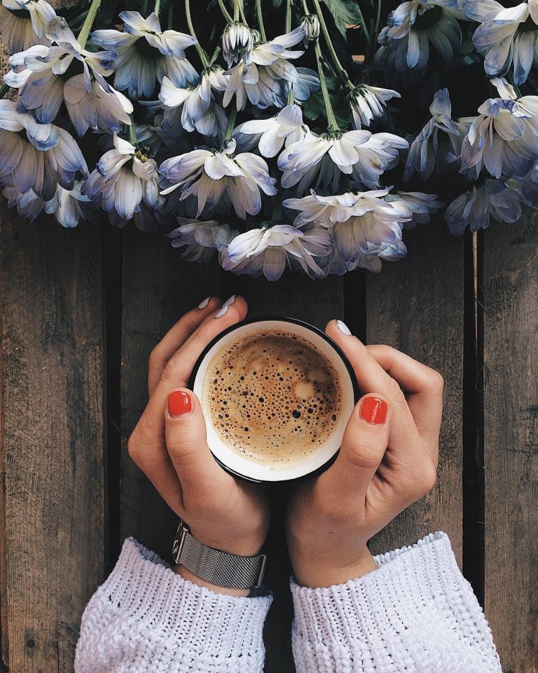 Осень окно чай