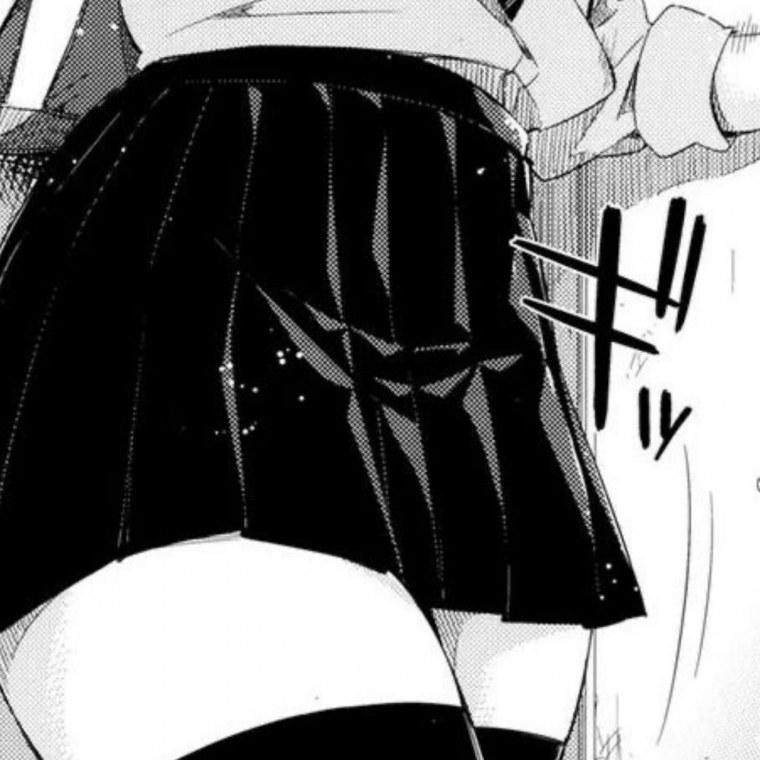 Аниме ножки чб