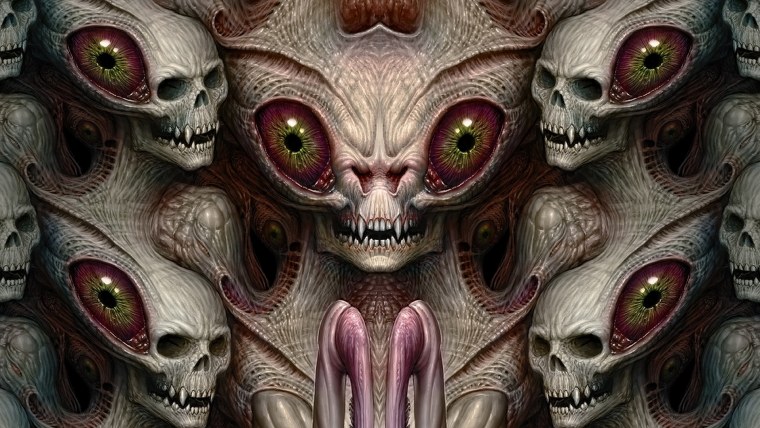 Страшные черепа на рабочий стол