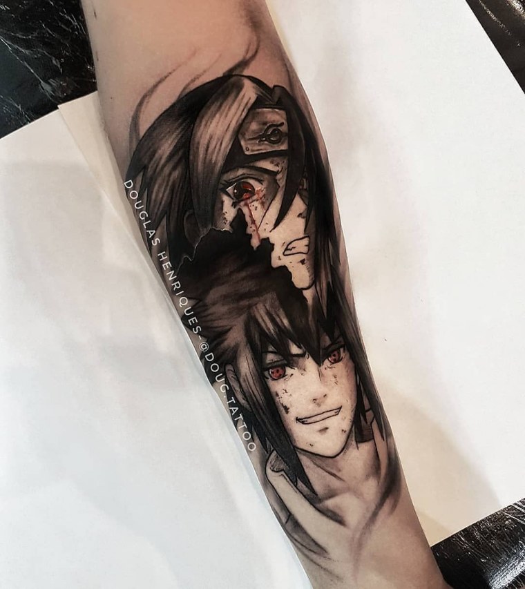 Итачи Учиха скетчбук