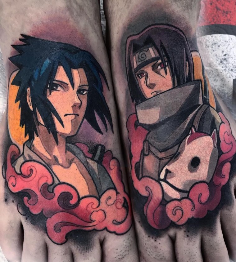 Итачи и Саске Татуировка