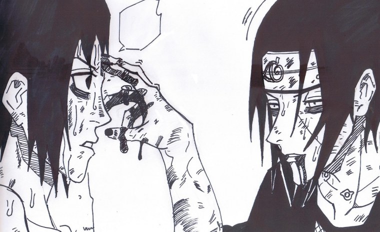 Итачи и Саске Татуировка