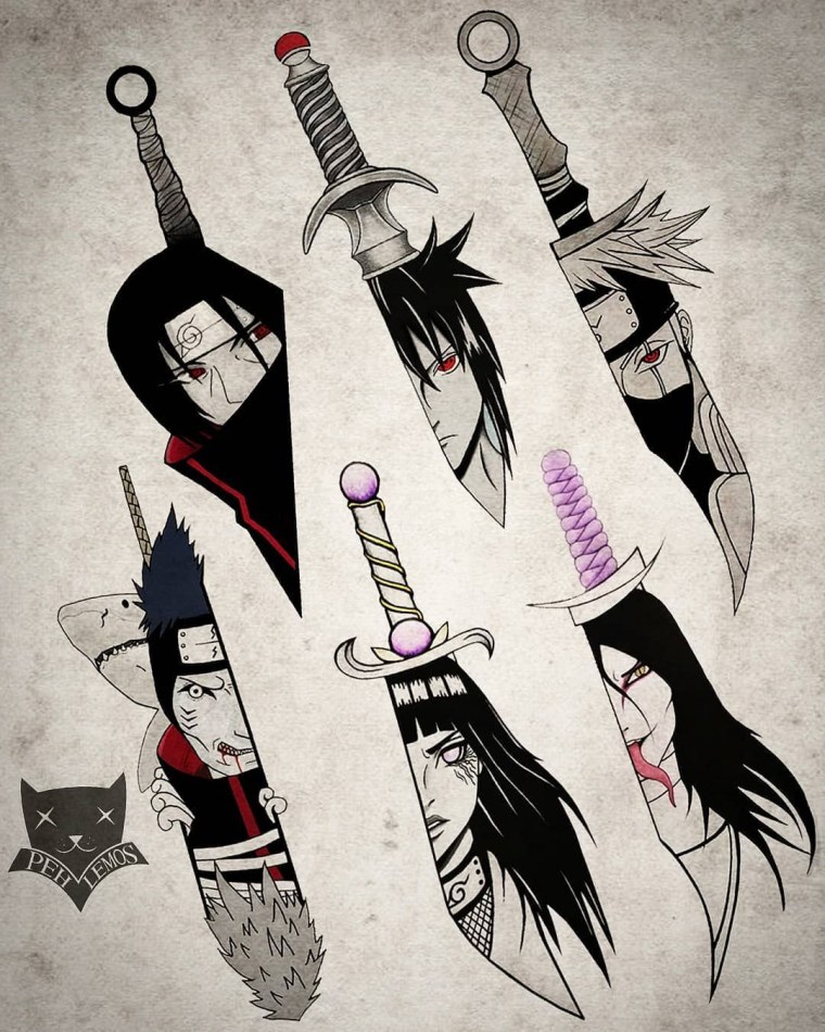 Тату Итачи Саске Мадара