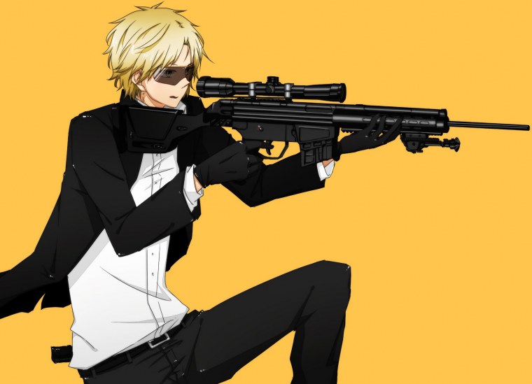 Аниме снайпер парень