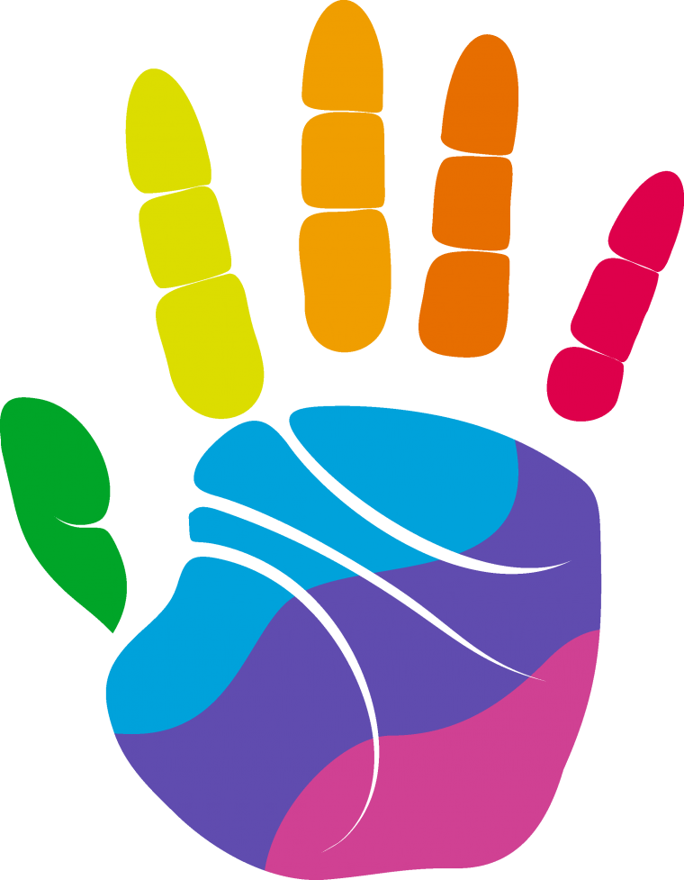 Цветные Отпечатки ладоней