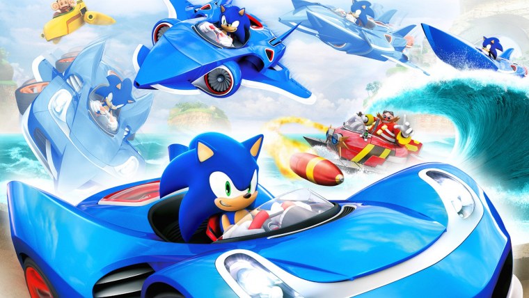 Sonic all Stars Racing transformed герои