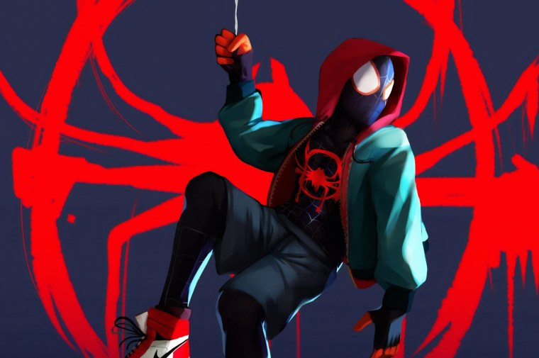 Человек-паук через вселенные Майлз Моралес