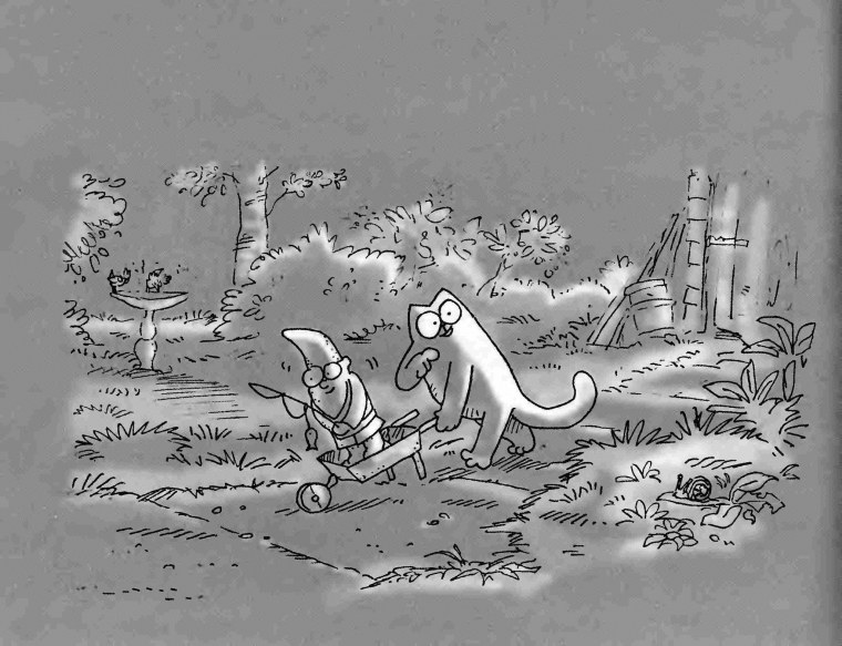 Кот Саймон новый год