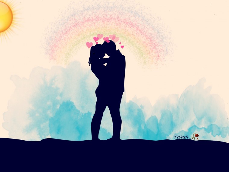 Силуэт пары