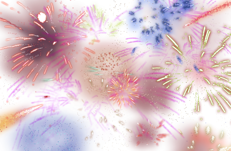 Салют на Светлом небе