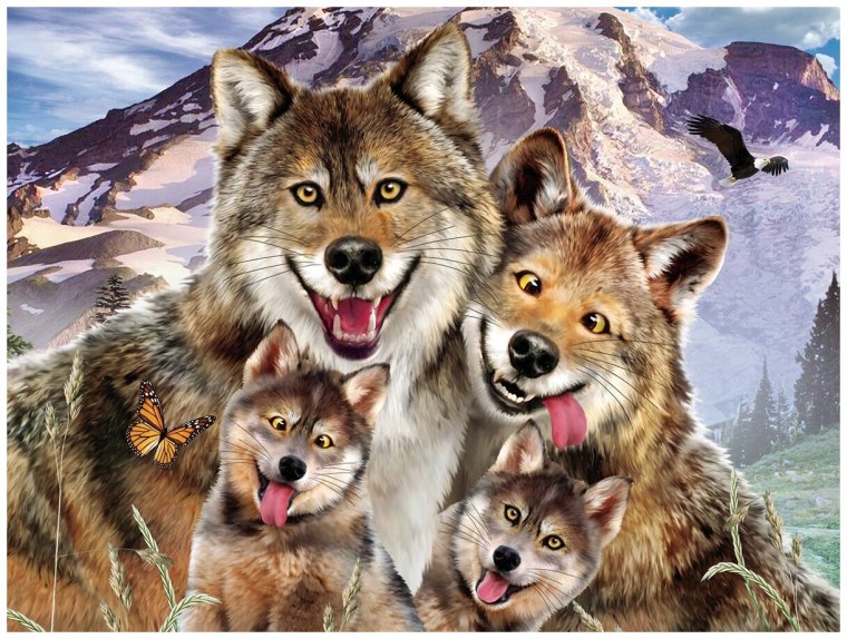 Пазл Prime 3d волк