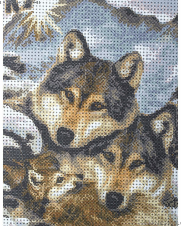 Волки семья Волков