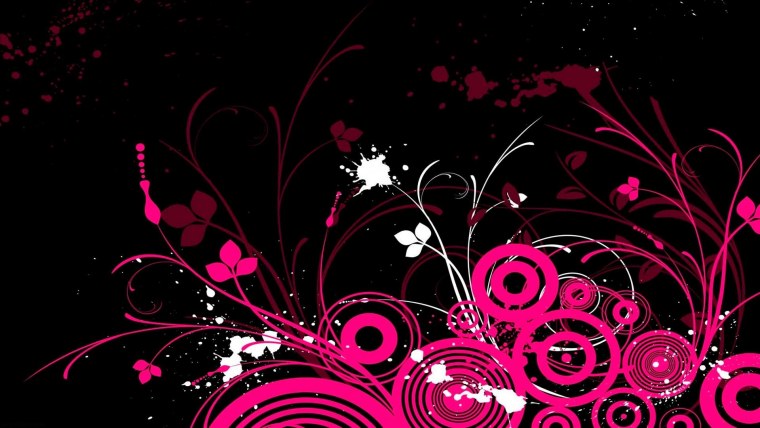 Розово черный фон