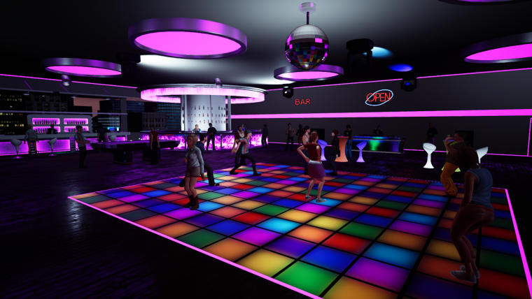 Сцена в клубе