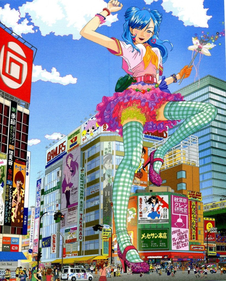 Япония Акихабара арт