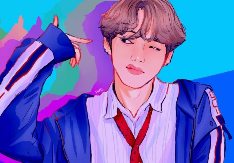 BTS V арт кпоп