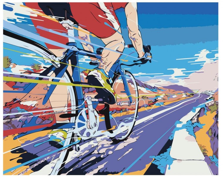 Поп арт пейзаж