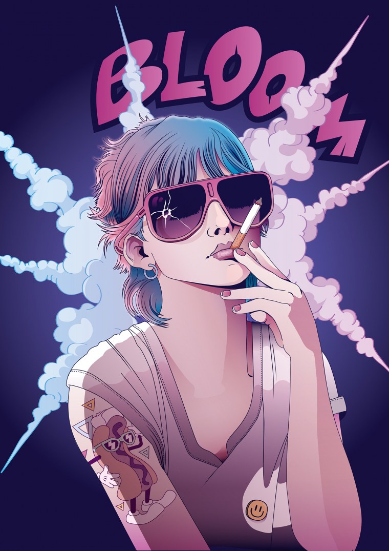 Поп арт аниме