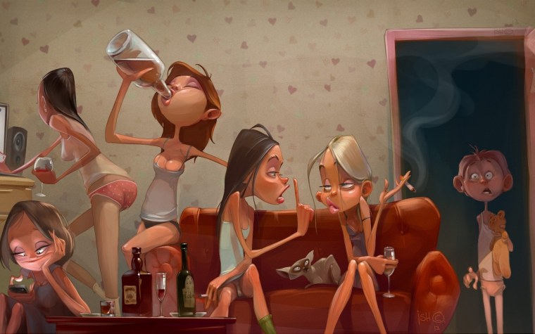 Забавные иллюстрации от Сергея Ишмаева