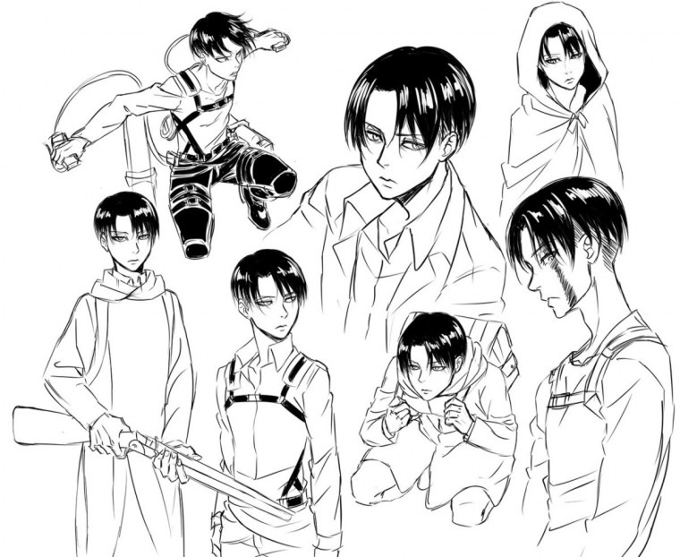 Леви Аккерман арт