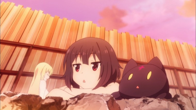 Konosuba горячие источники