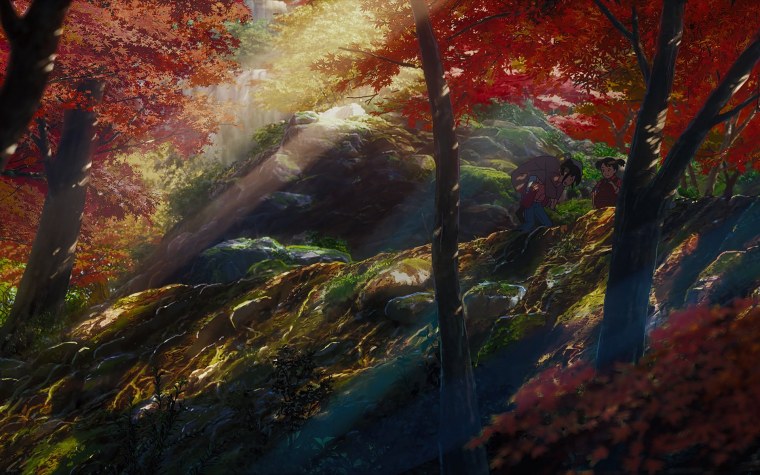 Макото Синкай пейзажи