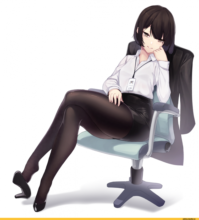 Аниме девушка секретарь