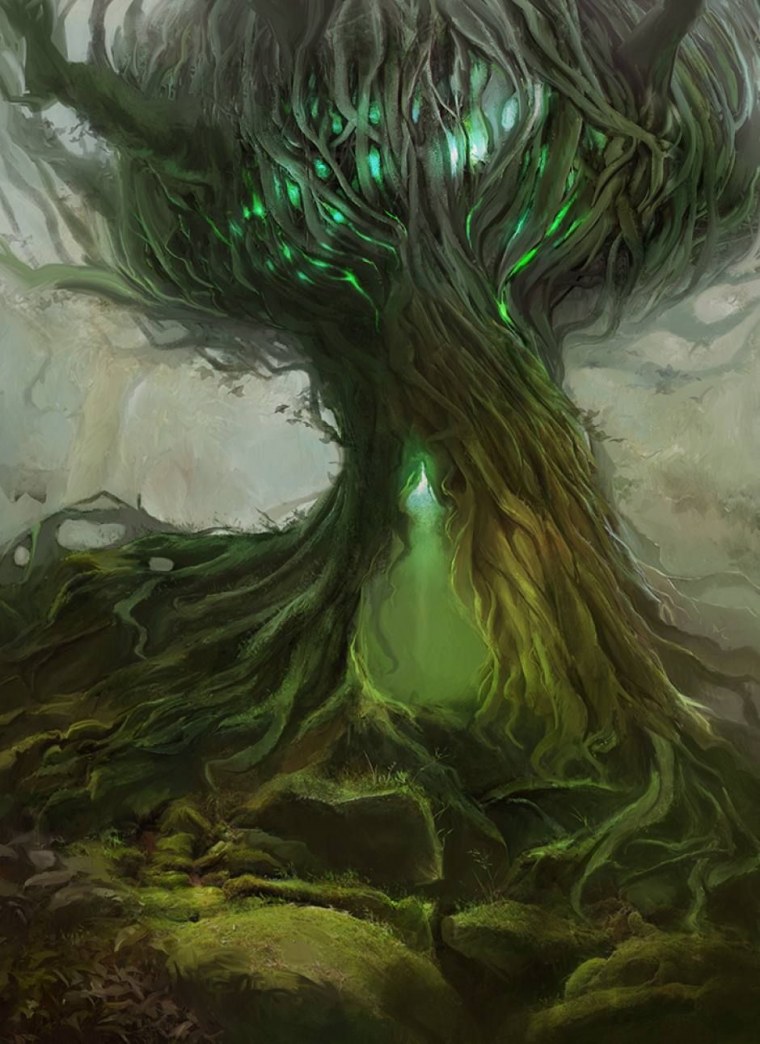 Скандинавская мифология арт Иггдрасиль