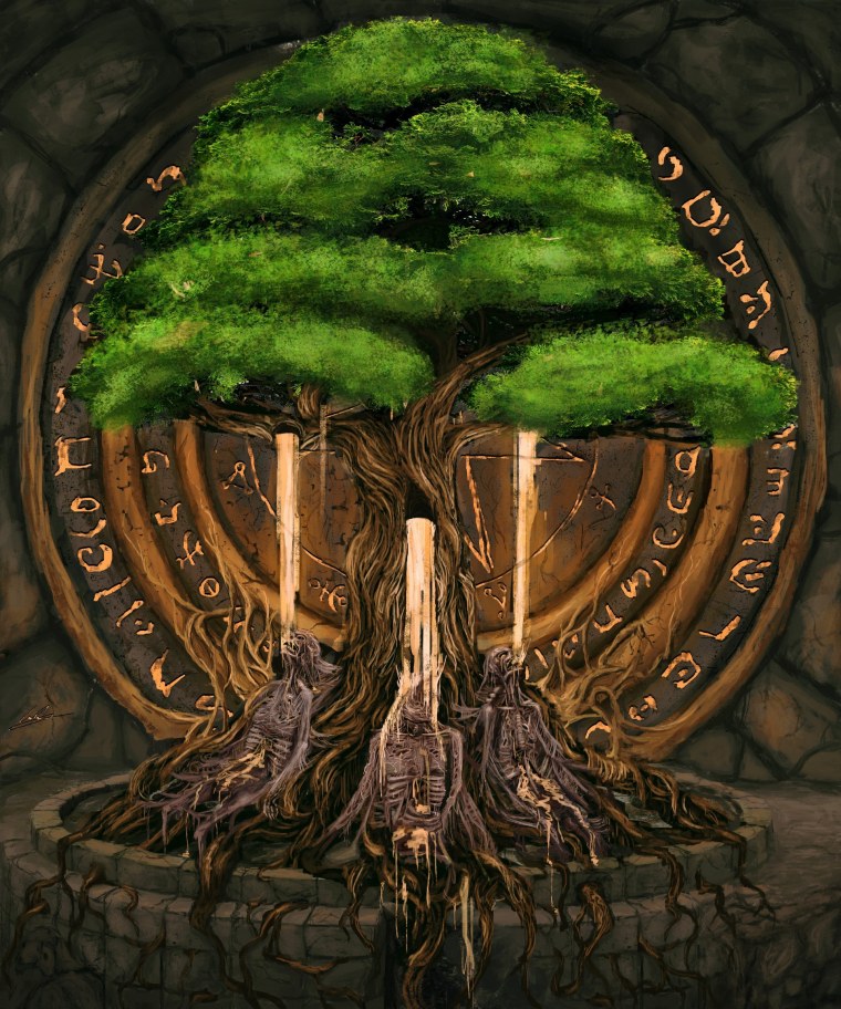 Древо ясень Иггдрасиль