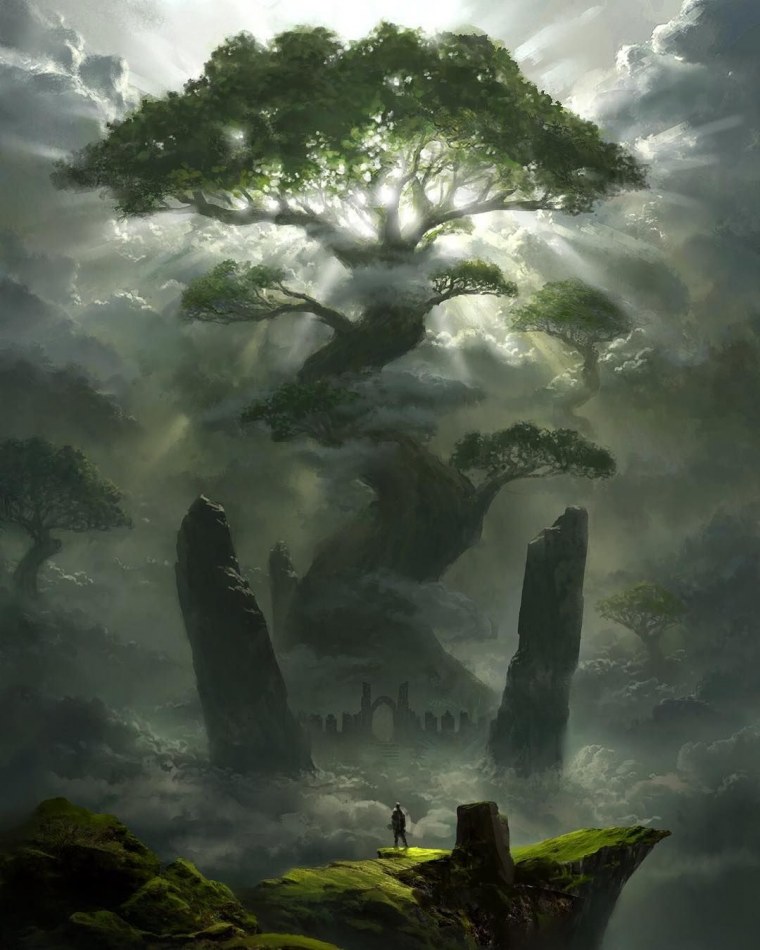 Древо жизни Иггдрасиль арт