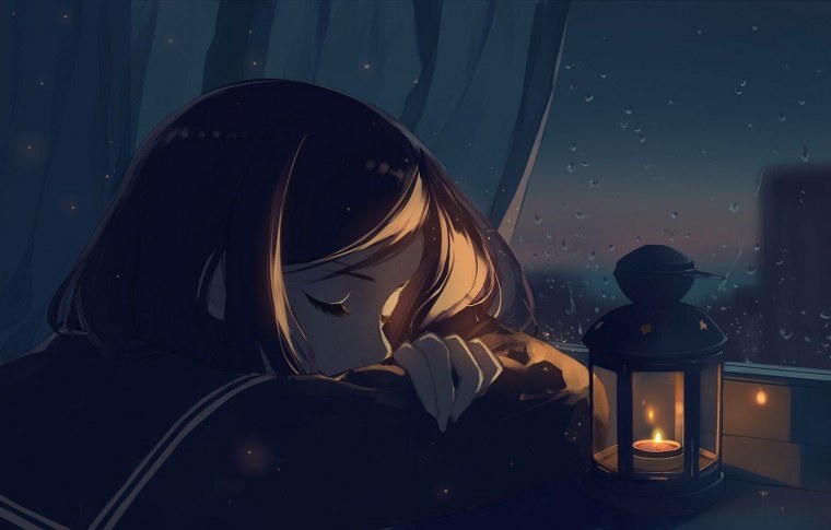 Лофи аниме дождь