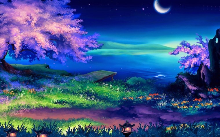 Аниме пейзаж