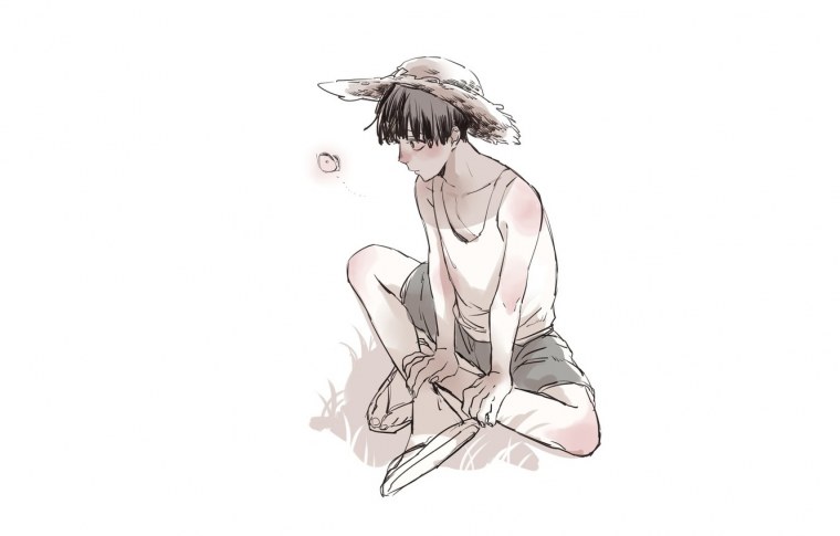 Аниме девушка на белом фоне в полный рост