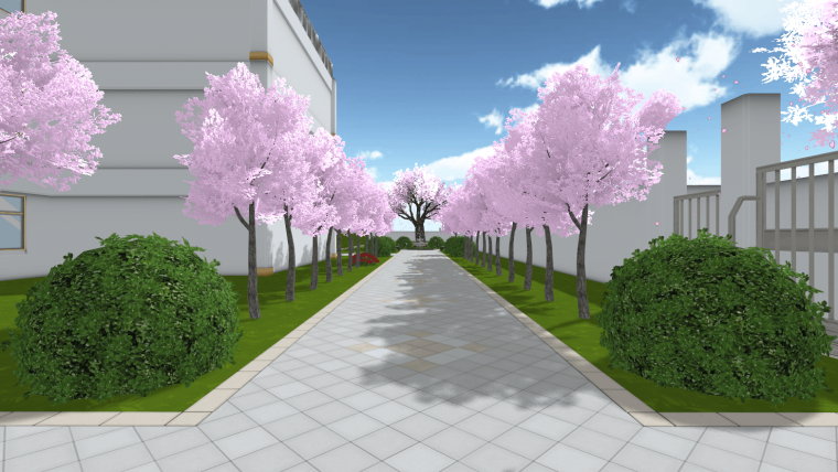 Яндере симулятор школьный двор