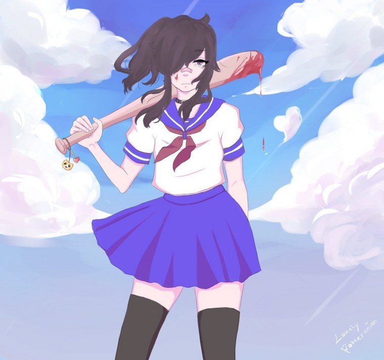 Яндере симулятор фон