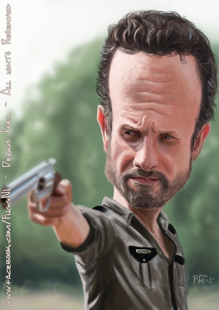 Рик зомби Ходячие мертвецы