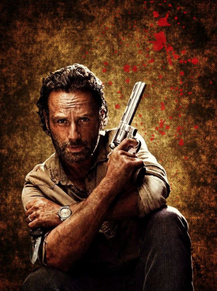 Эндрю Линкольн Ходячие мертвецы арт