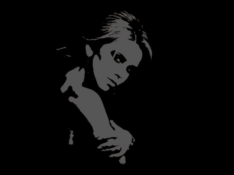 Черно розовые обои