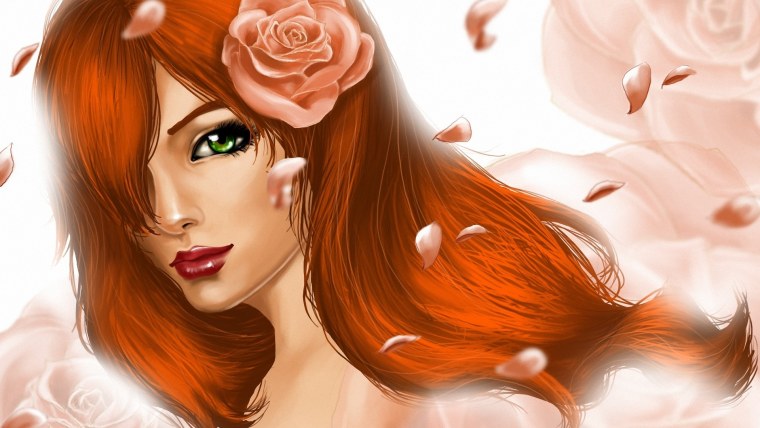 Портрет в синем цвете