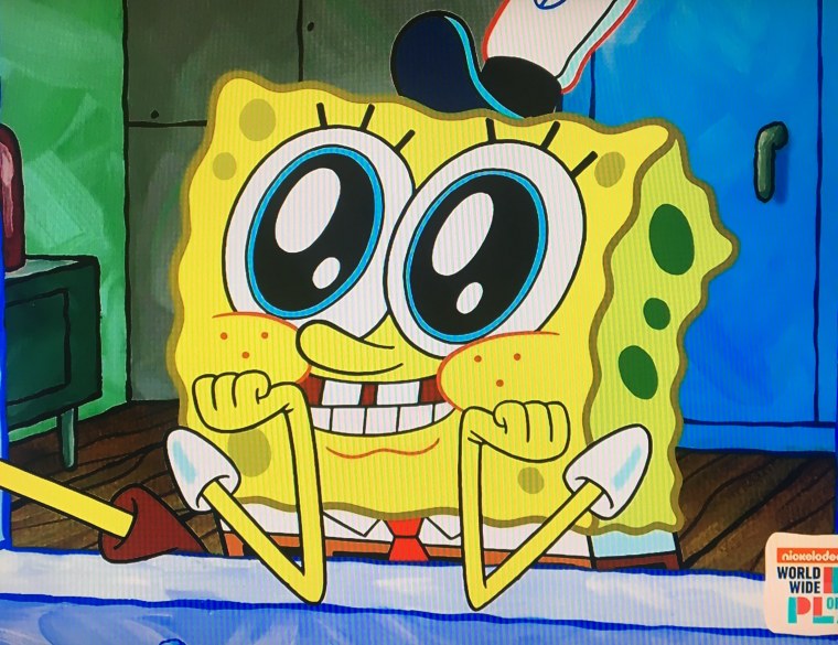 Губка Боб с сердечками